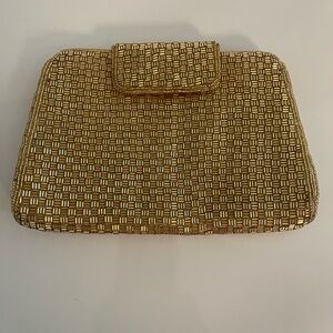 VINTAGE GOLD DELIL EVENING BAG